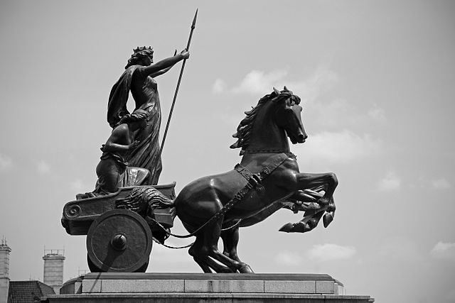 The rediscovery of Tacitus's works revived English interest in Boudica, particularly during the 19th century, when she was used as a symbol for Queen 
