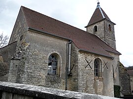 The church in Bouhans