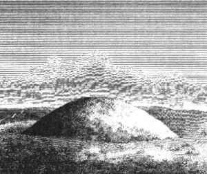 Engraving of a bowl barrow by Richard Colt Hoare Bowl barrow colt hoare wiltshire.png