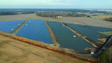The nearly 40-acre Bruce A. Henry Solar Farm near Georgetown has been providing members with renewable energy since 2012. Bruce A. Henry Solar Farm.jpg