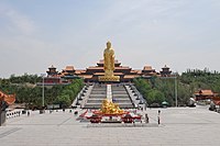 Temple of the Great Buddha in Midong, Urumqi, Xinjiang Buddhist temple in Midong, Urumqi, Xinjiang (2).jpg