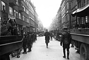 Descente de police à Scheunenviertel en avril 1933.