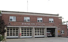 Byram Fire Station, Greenwich Fire Station # 3 Byram Fire Station cloudy jeh.jpg