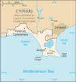 Mapa Akrotiri