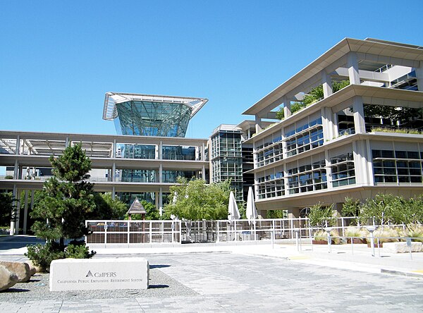 CalPERS headquarters at Lincoln Plaza in Sacramento