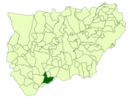 Kaart van Campillo de Arenas