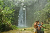 Camugao Falls located in northwestern Balilihan, near the Abatan River