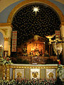 Candon Church Altar pada penghujung Natal tahun 2009