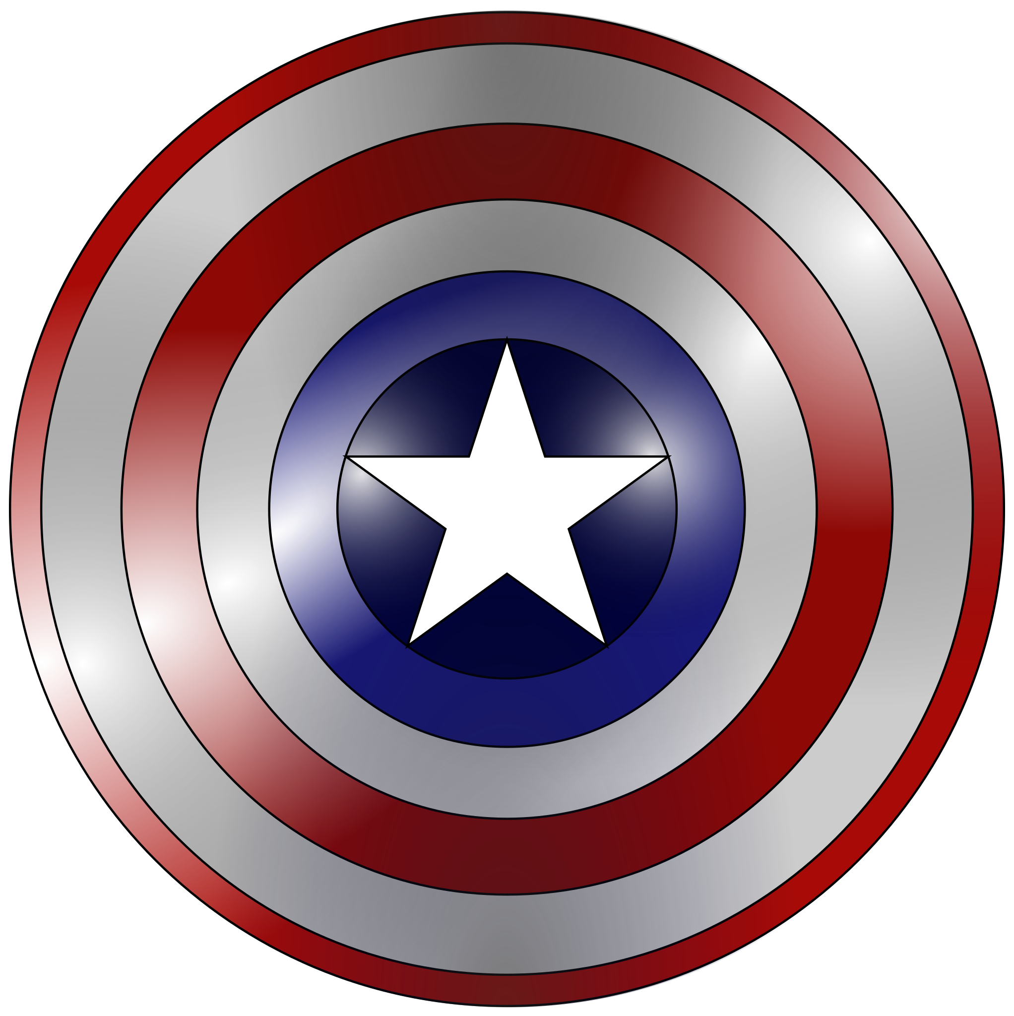 Sospechar desinfectante Estrecho File:Captain America Shield 04.svg - Wikimedia Commons