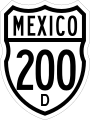 File:Carretera federal 200D.svg