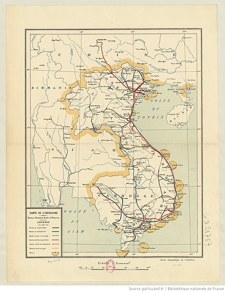 File:Carte de l'Indochine Routes chemins (...)Indochine française btv1b530574891 1.jpg