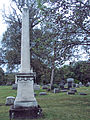 Monument in Chartiers Cemetery, Pittsburgh