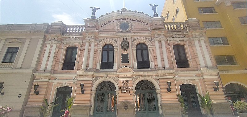 File:Casa de Correos y Telégrafos - Casa de la Gastronomía Peruana.jpg