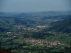 Aereal view of Castañeda