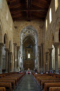 Catedral de Cefalù construída na Sicília normanda (1131–1267)