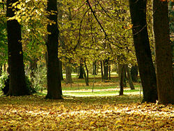 A sétatér ősszel
