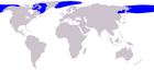 Mapa de alcance de cetáceos Bowhead Whale.png