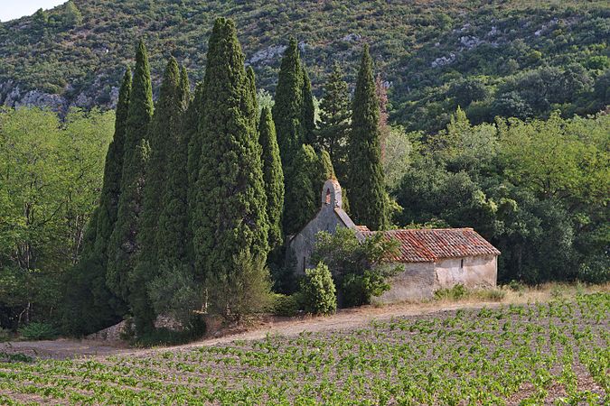 English: Chapel of Gléon (Villesèque-des-Corbières, France). Français : Chapelle de Gléon (Villesèque-des-Corbières, France).