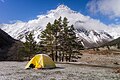 * Nomination The tourist camp in the Kabardino-Balkaria Nature Reserve. --Alexander Novikov 11:23, 2 June 2023 (UTC) * Promotion  Support Good quality. Good composition. The sign at the right is a little bit disturbing. Otherwise may be a FPC. --XRay 11:29, 2 June 2023 (UTC) @XRay: Thank you for review. I cropped the sign and will try FPC nomination. Alexander Novikov 12:11, 2 June 2023 (UTC)  Comment Please denoise the left side of the sky before you nominate. Chegem-002.jpg looks like better quality to me. -- Ikan Kekek 03:36, 3 June 2023 (UTC) @Ikan Kekek: Thank you, done. Alexander Novikov 07:49, 3 June 2023 (UTC)