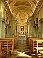 Interno della chiesa di San Lorenzo in Sola - Navata Centrale