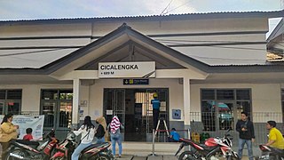 <span class="mw-page-title-main">Cicalengka railway station</span> Railway station in Indonesia