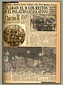 Tapa del diario Clarín, 1 de agosto de 1952