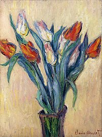 Vase of Tulips Claude Monet - Vase of Tulips (14300279725).jpg