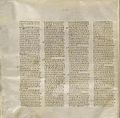 Seite aus dem Codex Sinaiticus