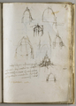 Leonardo da Vinci, Trivulziano Code, Studies voor de lantaarn van de kathedraal van Milaan
