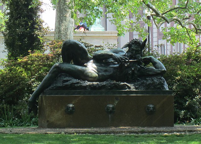 George Grey Barnard, The Great God Pan (bronze, 1898–1899), New York City.