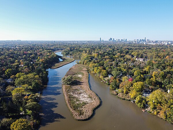 The Credit River in Port Credit