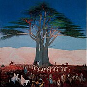 Bedevaart naar de ceders in Libanon, olieverf op doek, 205 x 200 cm, 1907, Hongaarse National Gallery, Boedapest