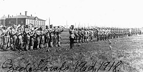 Czechoslovak Legion, Vladivostok, 1918 Czech Troops.jpg