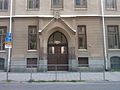 Main entrance Hedvig Eleonora School, Östermalm, Stockholm.