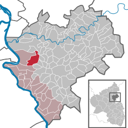 Kaart van Dachsenhausen
