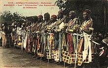 Voici une image nous montrant les guerrières du Dahomey