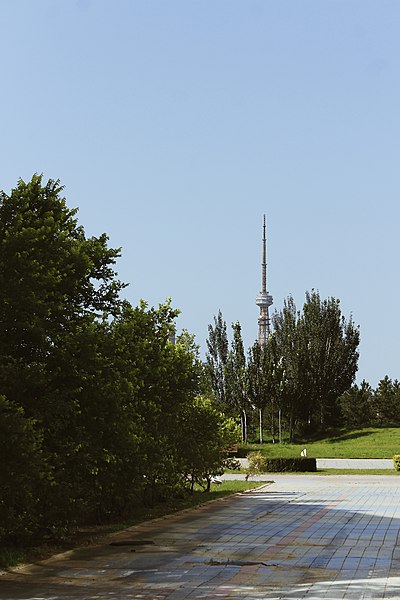 File:Daqing Radio and Television Tower from distant museum.jpg