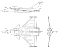 1986 : Rafale A, premier démonstrateur technologique d'un avion de combat polyvalent pour l'Armée de l'air et la Marine.