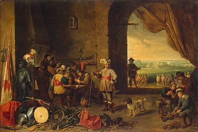 Guardroom (1642) by David Teniers the Younger David Teniers (II) - Guardroom - WGA22087.jpg