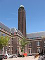 Toren van het voormalige universiteitsgebouw