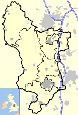 Location map United Kingdom Derbyshire