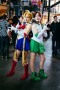 Sailor Moon and Sailor Jupiter, Desucon Frostbite 2014