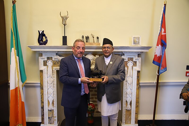 File:Dev Raj Ghimire of Nepal visits Ireland on 19 September 2023 03.jpg