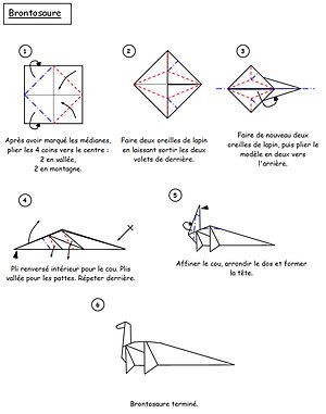 Origami: Histoire, La grue en origami, Instructions de base