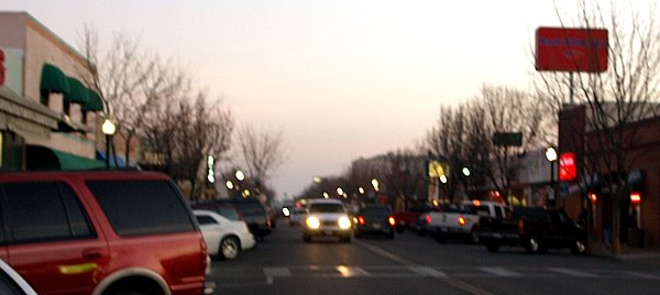 Main Street in downtown Delano