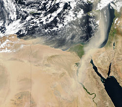 A Líbiai-sivatag műholdképe