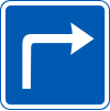 E11.1: Lane for turning right