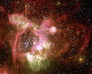<span class="mw-page-title-main">N44 (emission nebula)</span> Emission nebula in the constellation Dorado