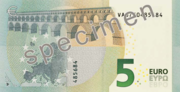 5 euros, back