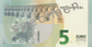 Banknot 5 euro (seria Europa, rewers).